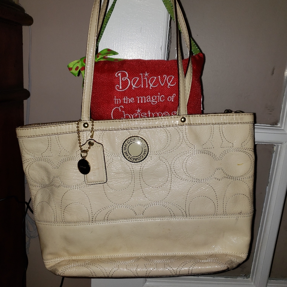 Coach stitch bag